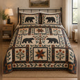 Appalachian Garden Blocks Black Bear Quilt Set