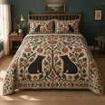 Crewel Garden Black Bear Sampler Quilt Set