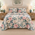 Floral Stethoscope Garden Nurse Quilt Set