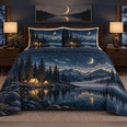 Moonlit Lakeside Tent Quilt Set