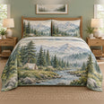 Woodland Watercolor Camp Quilt Set
