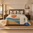 Mediterranean Horizon Coastal Quilt Set