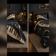 Midnight Concert Keys Piano Quilt Set