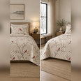 Minimal Winter Cardinal Quilt Set
