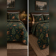 Forest Coffeehouse Quilt Set