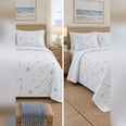 Coastal Sky Blue Constellation Quilt Set