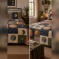 Heirloom Planetary Patchwork Print Quilt Set