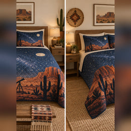 Desert Night Observatory Quilt Set