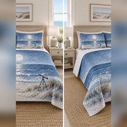 Coastal Moonwatch Quilt Set