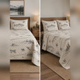 Minimal Fly Fishing Lines Quilt Set