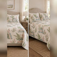 Watercolor Books and Ferns Quilt Set