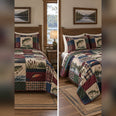 Heirloom Bass Patchwork Print Quilt Set