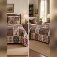 Heirloom Library Patchwork Print Quilt Set