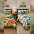 Mid Century Camper Road Trip Quilt Set