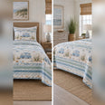 Coastal Blue Camper Quilt Set