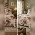 Romantic Cottage Rose Quilt Set