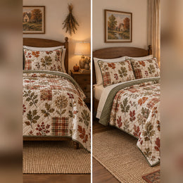 Autumn Cottage Garden Quilt Set