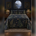 Midnight Botanical Study Quilt Set