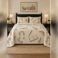 Minimal Charcoal Academia Quilt Set