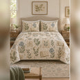 Light Academia Botanical Quilt Set