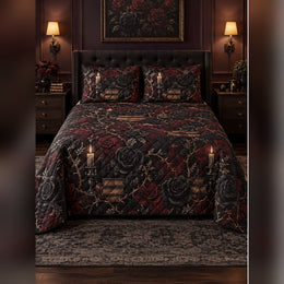 Gothic Rose Reading Quilt Set
