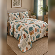 Quilting Studio Tools Quilt Set, angled quilting bedroom view