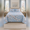 Spring Sky Cherry Blossom Quilt Set
