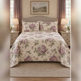 Mauve Cottage Hydrangea Quilt Set