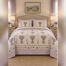 French Country Lavender Bundle Quilt Set