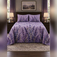Tonal Purple Lavender Meadow Quilt Set