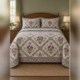 Heirloom Orchid Lattice Print Quilt Set