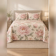 Blush Watercolor Peony Quilt Set