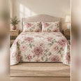 Dusty Rose Watercolor Quilt Set