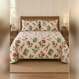 Rose Gardener Tools Quilt Set