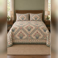 Heirloom Tulip Basket Print Quilt Set