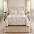 Pastel Cottage Wildflower Sprig Quilt Set