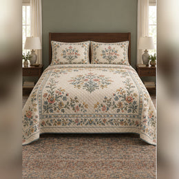 Heirloom Wildflower Border Quilt Set