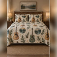 Watercolor Camp Guitar Quilt Set