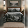 Misty Pine Black Bear Quilt Set