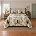 Garden Window Black Cat Quilt Set