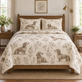 Field Study Dachshund Quilt Set