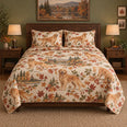 Autumn Trail Golden Retriever Quilt Set