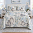 Willow Window Maine Coon Cat Quilt Set