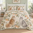 Orchard Sun Maine Coon Cat Quilt Set