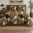 Monarch Butterfly Geometry Quilt Set
