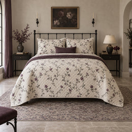 Ivory Thorn Garden Gothic Quilt Set