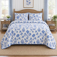 Blue Delft Easter Garden Quilt Set