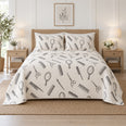 Salon Sketch Hair Stylist Quilt Set
