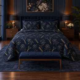 Midnight Salon Hair Stylist Quilt Set
