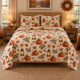 Autumn Lantern Halloween Quilt Set